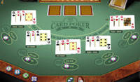 3 Card Poker Multi-hand Gold